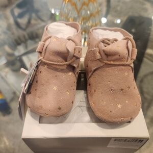 Zara Pink Star Baby Shoes
